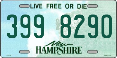 NH license plate 3998290