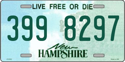 NH license plate 3998297