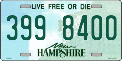 NH license plate 3998400