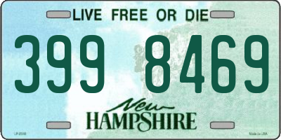 NH license plate 3998469