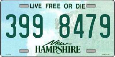 NH license plate 3998479