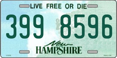 NH license plate 3998596