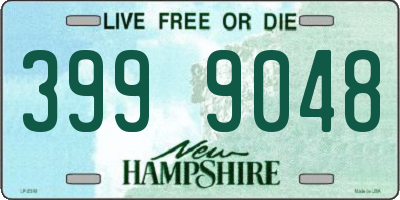NH license plate 3999048