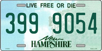 NH license plate 3999054