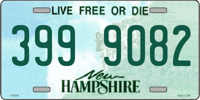 NH license plate 3999082