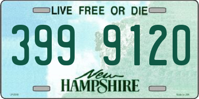 NH license plate 3999120