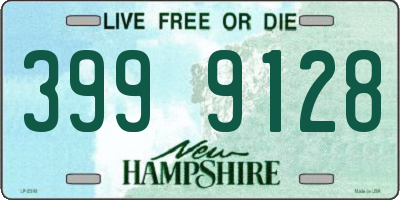 NH license plate 3999128