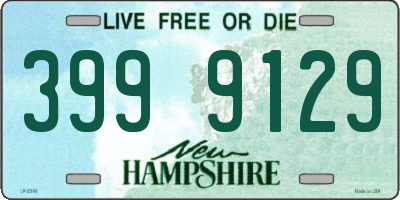 NH license plate 3999129