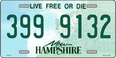 NH license plate 3999132