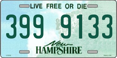 NH license plate 3999133