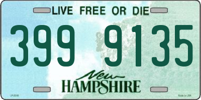 NH license plate 3999135