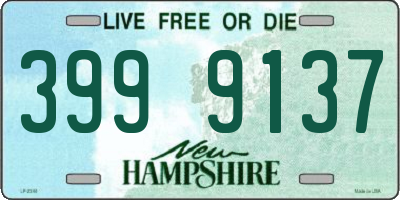 NH license plate 3999137