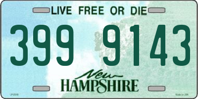 NH license plate 3999143