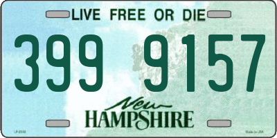 NH license plate 3999157