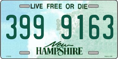 NH license plate 3999163