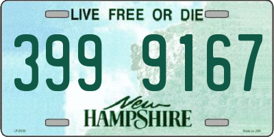 NH license plate 3999167