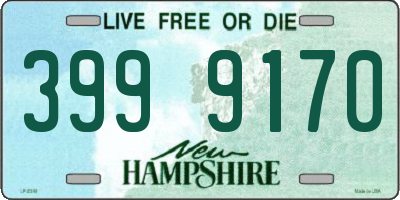 NH license plate 3999170