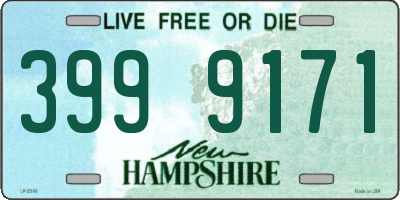 NH license plate 3999171
