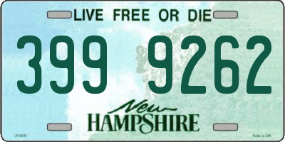 NH license plate 3999262