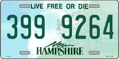 NH license plate 3999264