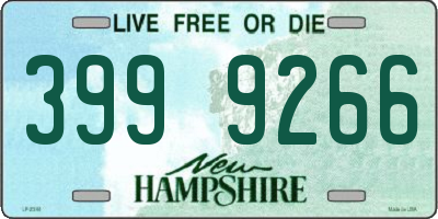 NH license plate 3999266