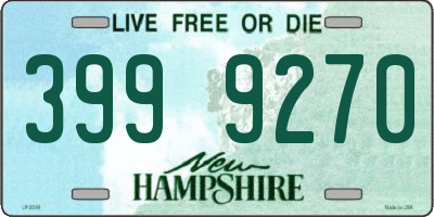 NH license plate 3999270