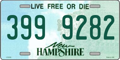 NH license plate 3999282