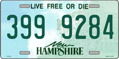 NH license plate 3999284