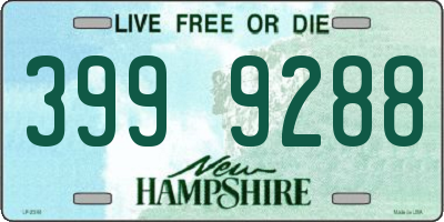 NH license plate 3999288