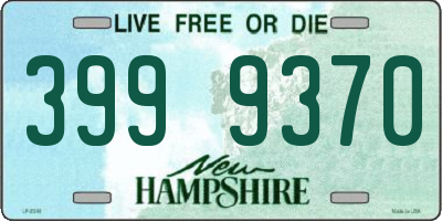 NH license plate 3999370