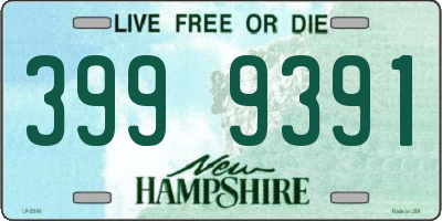 NH license plate 3999391