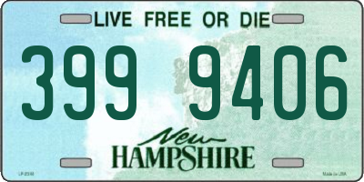 NH license plate 3999406