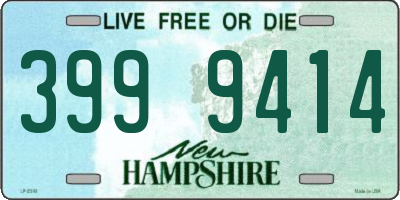 NH license plate 3999414