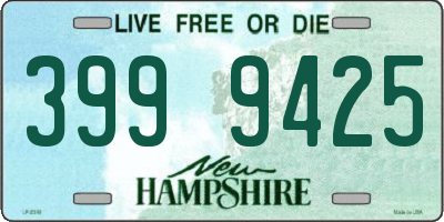 NH license plate 3999425