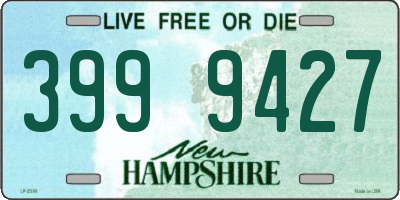 NH license plate 3999427