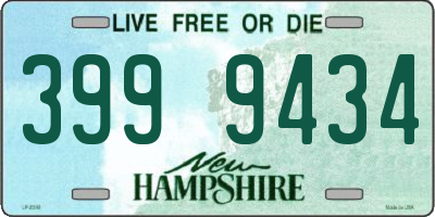 NH license plate 3999434