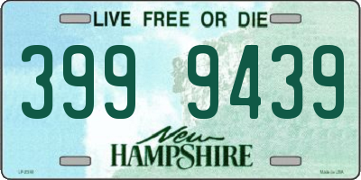 NH license plate 3999439