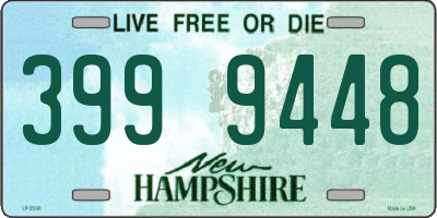 NH license plate 3999448