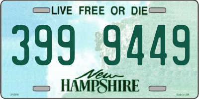 NH license plate 3999449