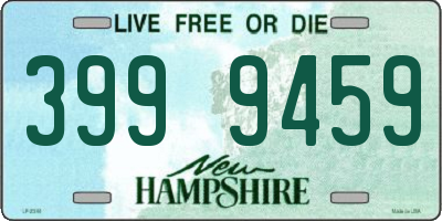NH license plate 3999459