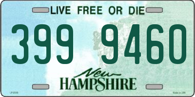 NH license plate 3999460