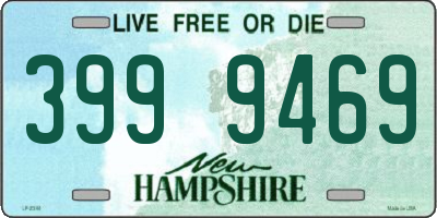 NH license plate 3999469