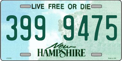 NH license plate 3999475