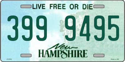 NH license plate 3999495