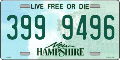 NH license plate 3999496