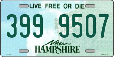 NH license plate 3999507