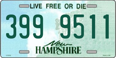 NH license plate 3999511