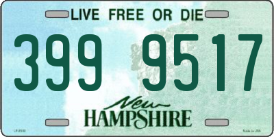 NH license plate 3999517