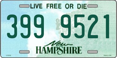 NH license plate 3999521