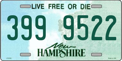 NH license plate 3999522